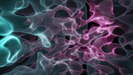 Abstract colorful gradient smoke background illustration. 3D rendering smoke with soft shape illustration.