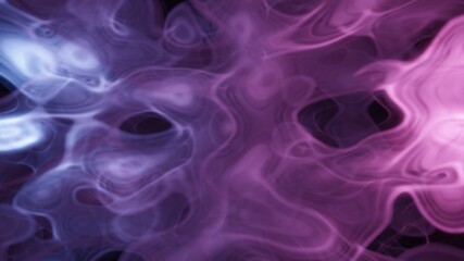 Abstract colorful gradient smoke background illustration. 3D rendering smoke with soft shape illustration.
