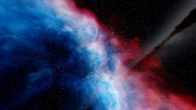 abstract background for design, space abstraction, starry cosmic backround, star background, galactic background 3d render	