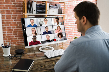 Online Video Conference Webinar Meeting Call
