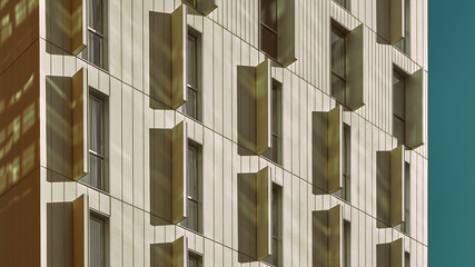 Windows Lines Geometry Pattern Building Architecture