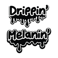 Funny Quote American Africa text and illustration