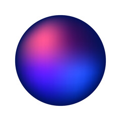 Fototapeta na wymiar blue sphere