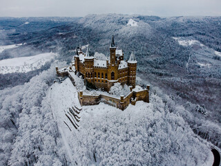 Castle Hohenzollern in winter mood