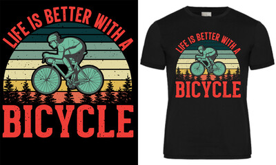 bicycle t shirt design