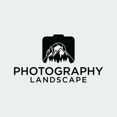Landscape photography logo design inspiration

