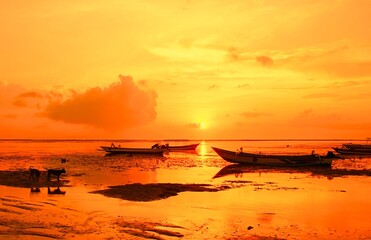 Early southern morning and sunrise