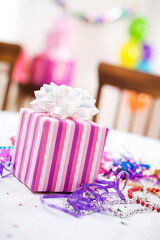 Birthday: Present At Girl's Birthday Party
