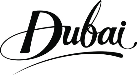 Dubai - custom calligraphy text