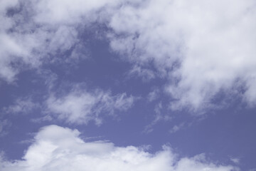 White Clouds at Blue Sky in Brazil 