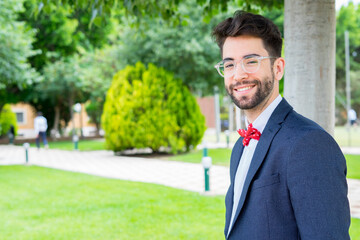 young man happy and laughing
