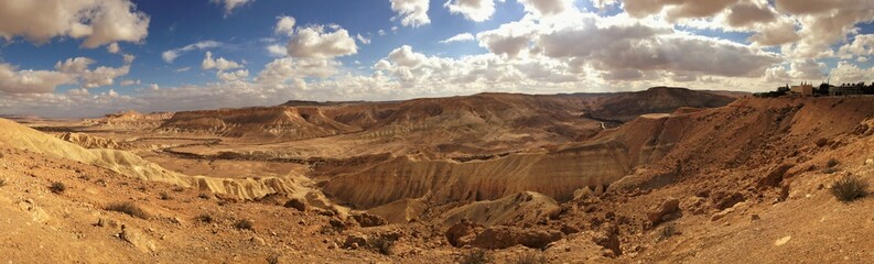 Fototapeta na wymiar Desert landscape Israel