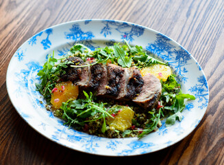 grilled duck salad