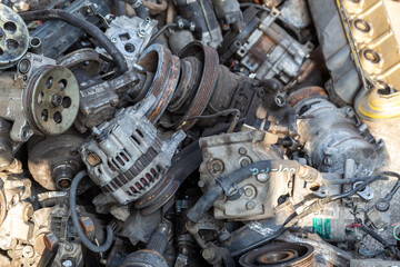Fototapeta premium Car Engine ,automotive engine,mechanic,Engine repair 