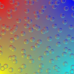 yellow red blue and turquoise pastel colours geometric patterns and designs with water drops