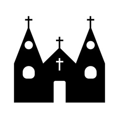 Church icon. Church vector icon. Church isolated on a white background. Church simple vector icon.