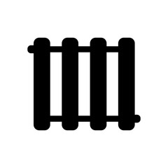 The radiator icon is isolated on a white background.