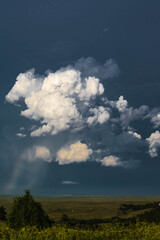 Obraz na płótnie Canvas Foamy clouds 
