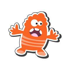 Fototapeta premium Cartoon Creature Illustration