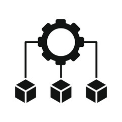 Infrastructure outline icon. Thin line style from community icons collection color editable