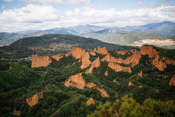 Las Médulas, León, Spain Top view