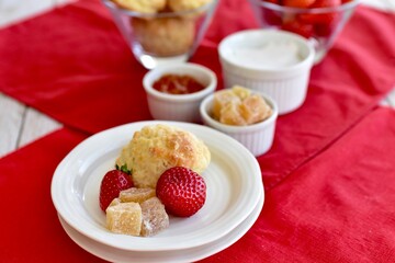 Romantic brunch or tea to celebrate special holiday events such as Easter, Valentines Day, Mother's Day or birthday