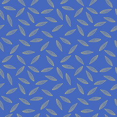 A seamless pattern with floral elements for apparel, stationery, textiles, fabric, wrapping paper. Vector flat  illustration, EPS 10.  