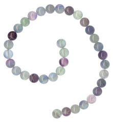 Strand of Fluorite Gemstone Beads