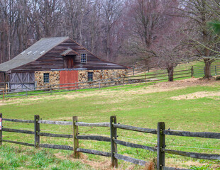 barn and fence