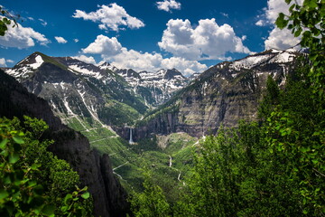 Bridalveil falls outside Telluride