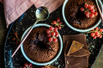 Chocolate fondant cake