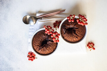 Chocolate fondant cake