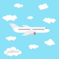 Plane icon. Vector illustration.