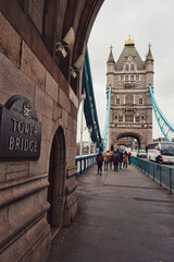 Fototapeta na wymiar Tower Bridge, East London