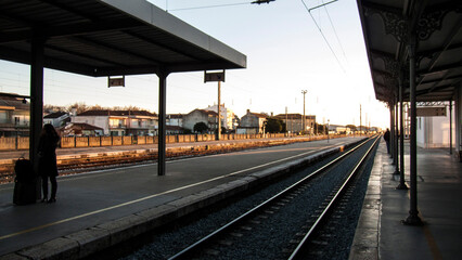 train on the station