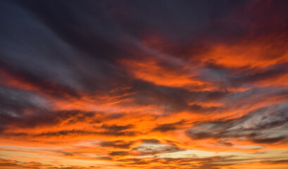 Beautiful Red Clouds t, red clouds, red sky, epic sunset