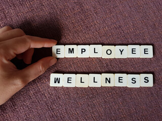 Employee wellness and wellbeing concept