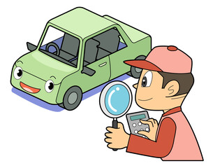 中古車の査定-エンジニアが見積もり
