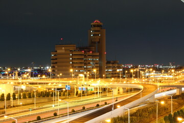 羽田空港 管制塔 首都高速道路 Haneda Airport Control tower Metropolitan Expressway Japan