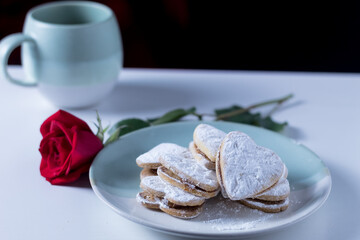 Alfajores de Corazón San Valentín