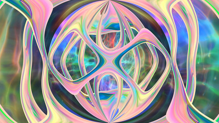 Abstract background with pink lines in the pattern.