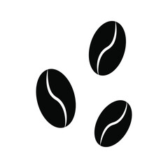 coffee beans icon vector in trendy design style color editable