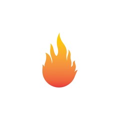 Fire flame Logo Template vector icon Oil, gas and energy logo