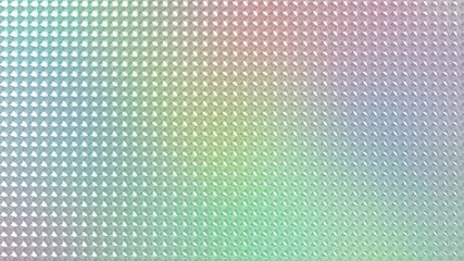 レインボーのホログラム背景の3Dイラスト