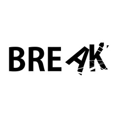 break letter 