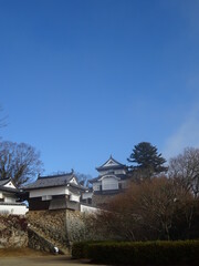 日本の岡山県高梁市にある戦国～江戸時代の山城です。日本で当時の天守閣が保存されている貴重なお城です。It is a mountain castle from the Warring States period to the Edo period in Takahashi City, Okayama Prefecture, Japan. It is a valuable castle 
