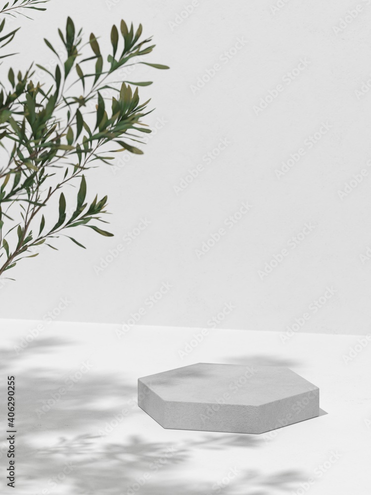 Poster abstract background minimal style for product branding presentation. mock up scene with empty space.