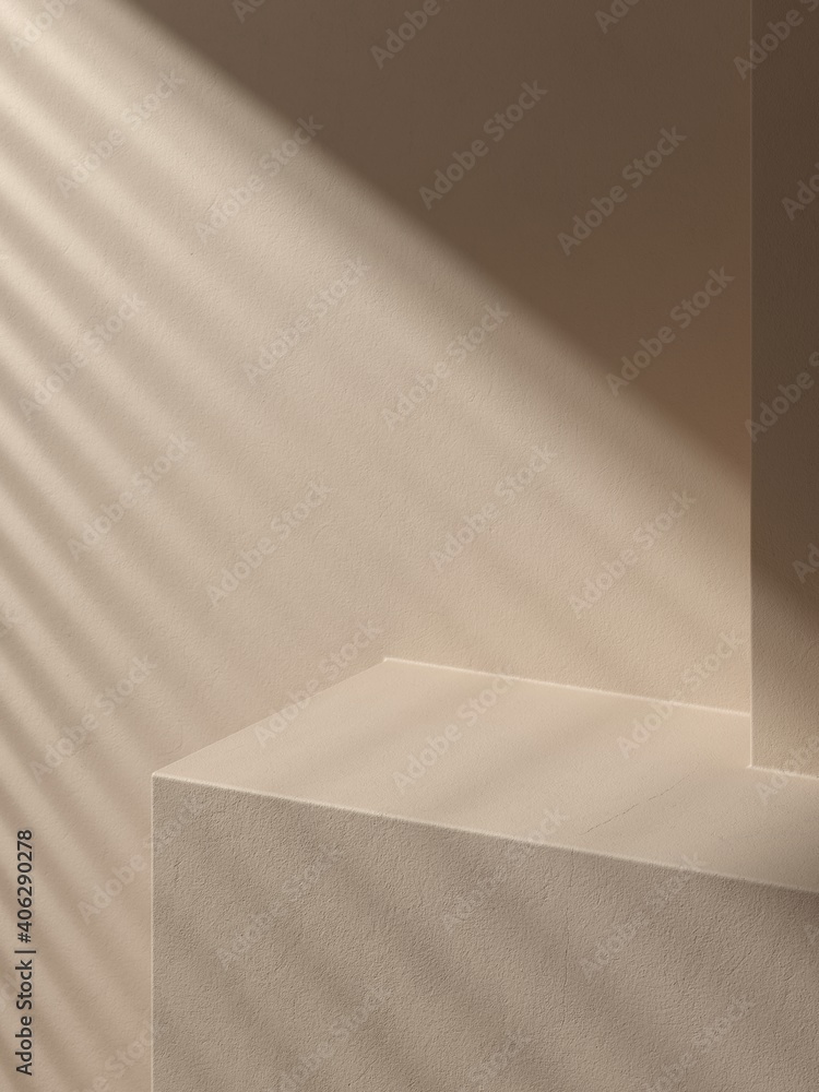 Poster abstract background minimal style for product branding presentation. mock up scene with empty space.