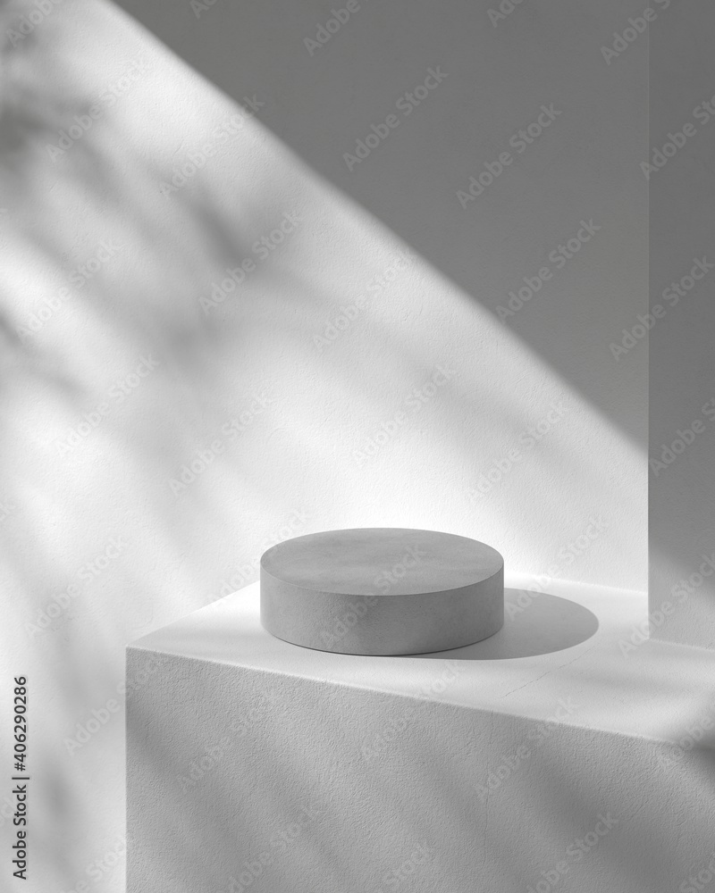 Poster abstract background minimal style for product branding presentation. mock up scene with empty space.