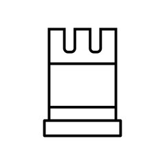 strategy icon line style vector for your design